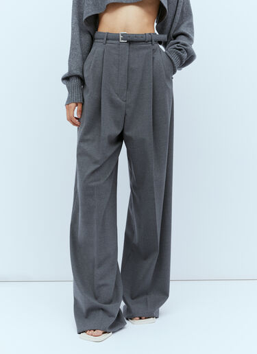 Oversized Stretch Wool Tailored Pants Sportmax Oversized Stretch Wool Tailored Pants Grey spx0254002