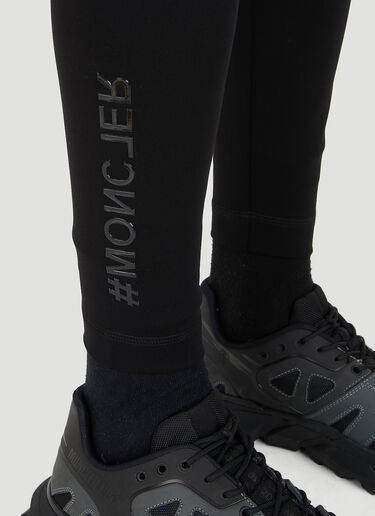 9 Moncler DYNAMIC Tapered Legging Track Pants Black mdn0148003