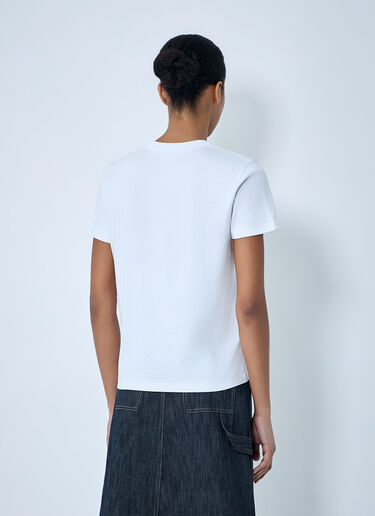 Moncler Pack of Three Cotton Jersey Logo T-Shirts Pink mon0264027