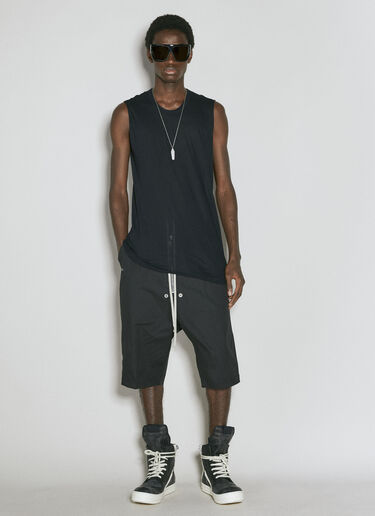 Rick Owens Bela Pod Drawstring Shorts Black ric0155010