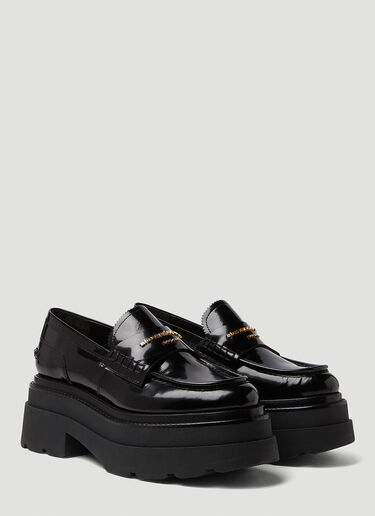 Alexander Wang Carter Platform Loafers Black awg0249054