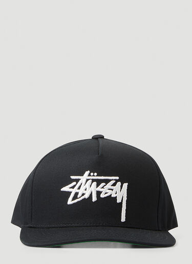 Stüssy Big Stock Point Cap Black sts0152026