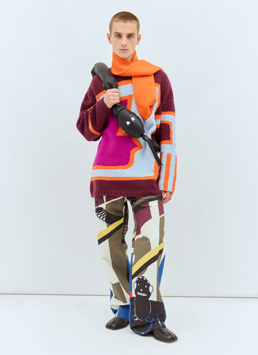 Walter Van Beirendonck Moon Eye Knit Sweater Multicolour wlt0158005