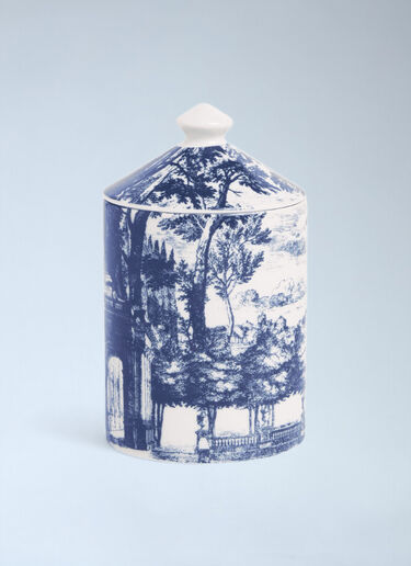 Fornasetti Small Se Poi Candle Blue wps0691866