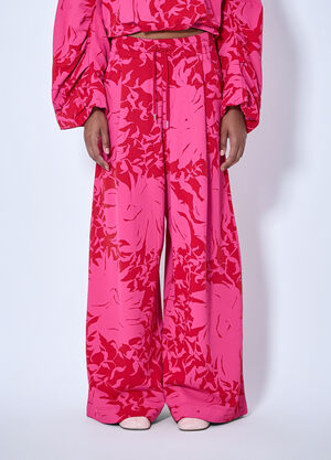 Dries Van Noten Hadium Cotton Jersey Sweatpants Pink dvn0264015