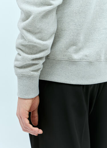 Jil Sander+ 徽标印花连帽运动衫 灰色 jsp0156008