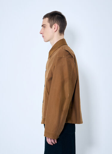 Prada Cotton Twill Jacket Camel pra0158002