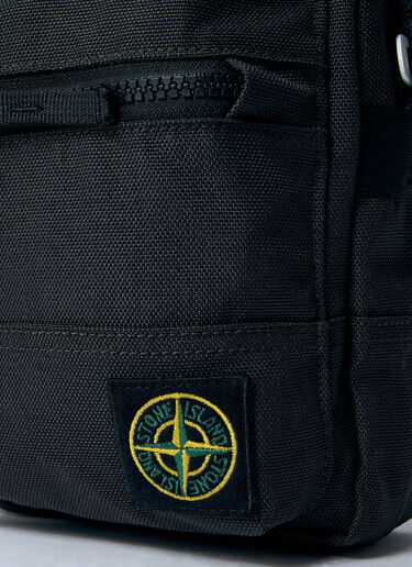 Stone Island Compass Patch Crossbody Bag Dark Grey sto0160061