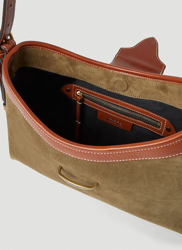 Isabel Marant Botsy Shoulder Bag Khaki ibm0251019