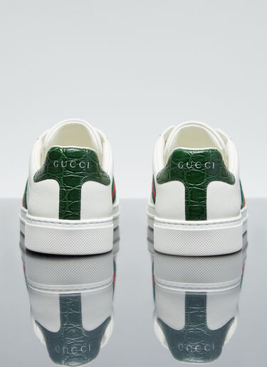 Gucci Ace Web Sneakers White guc0255088