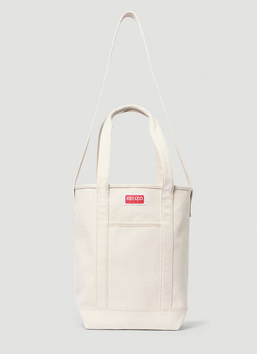 Kenzo Target Tote Bag Cream knz0154027