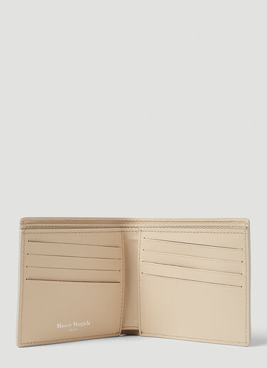 Maison Margiela Four Stitch Bifold Wallet Beige mla0148064