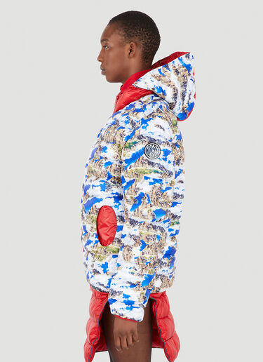 Colmar A.G.E. by Morteza Vaseghi Unisex Landscape Print Padded Jacket Blue cmv0346006