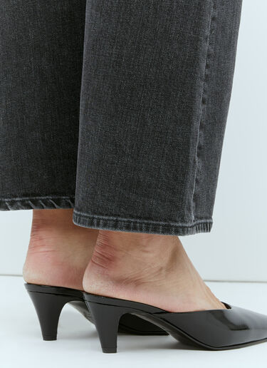 TOTEME The Patent Leather Mules Black tot0255043