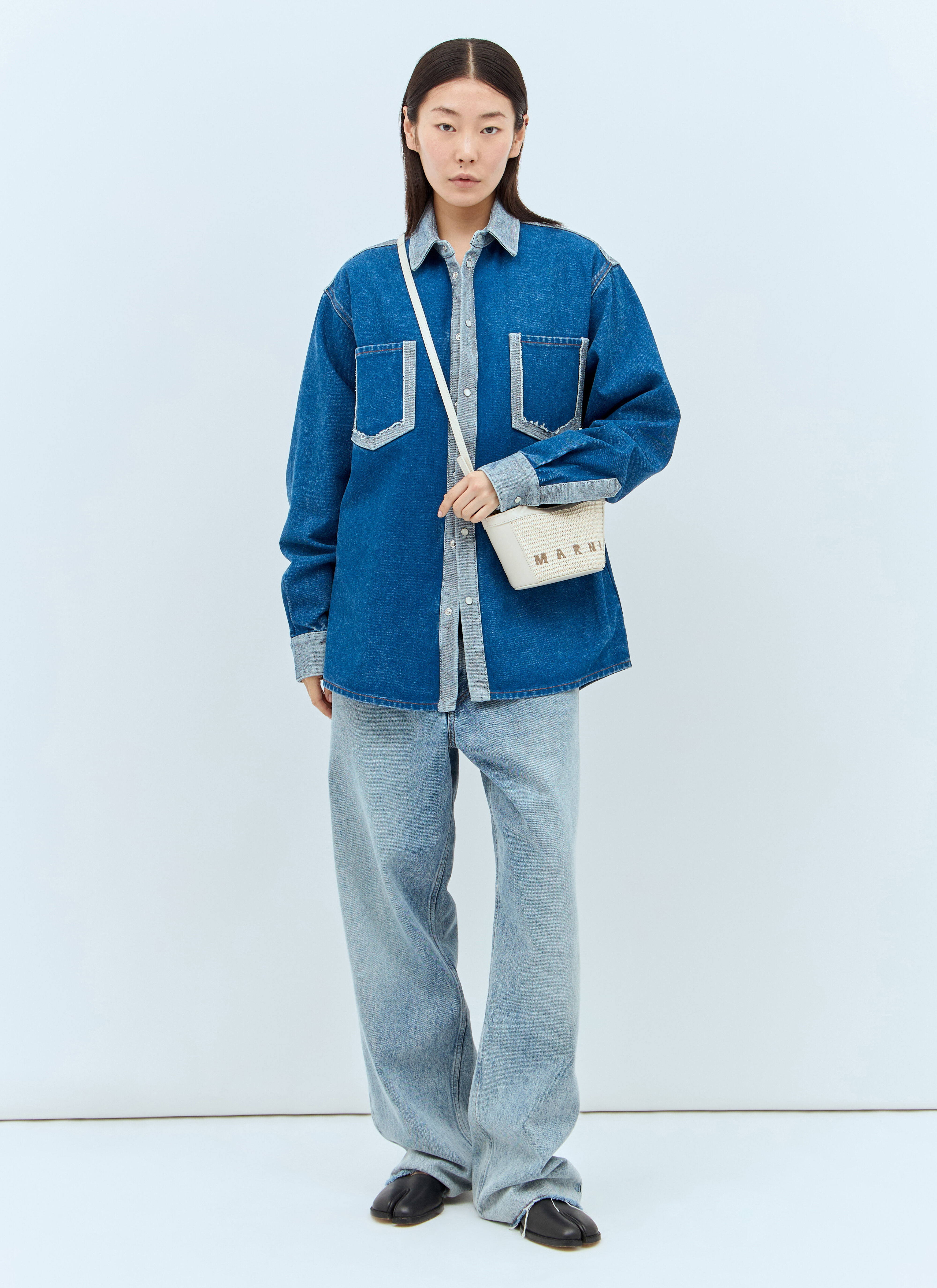 Marni Women's' Tropicalia Micro Tote Bag in White | LN-CC®