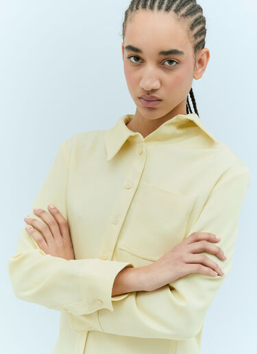 Jacquemus La Chemise Pablo Shirt Yellow jac0256022