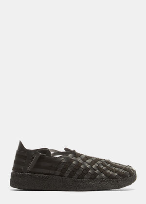 MALIBU SANDALS Weaved Shoes Black mlb0132005