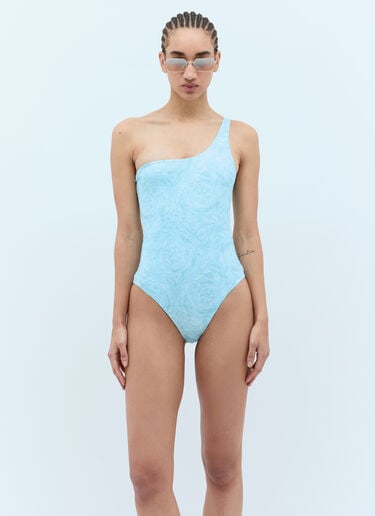 Versace Barocco Swimsuit Blue ver0255049