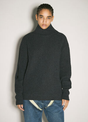 Salomon x Y/Project Zip-Insert Knit Sweater Black syp0358001