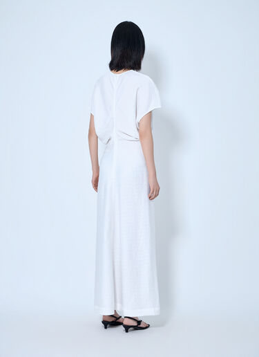 LN-CC® - Toteme: Slouch Waist Dress - White Toteme Slouch Waist Dress White tot0265020