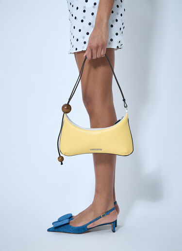Jacquemus Le Bisou Perle Shoulder Bag Yellow jac0260025
