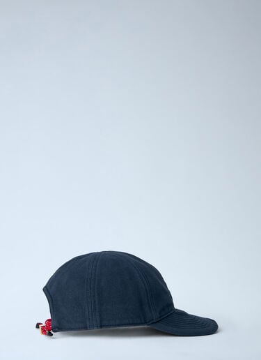 LN-CC® - Miu Miu: Denim Baseball Cap - Blue Miu Miu Denim Baseball Cap Blue miu0165015