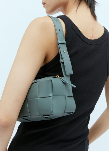 Bottega Veneta Small Brick Cassette Shoulder Bag Grey bov0254035