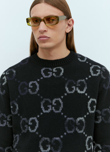 Gucci GGインターシャニットセーター ブラック guc0155028