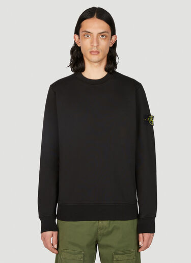 Stone Island Compass Patch Sweatshirt Black sto0152063