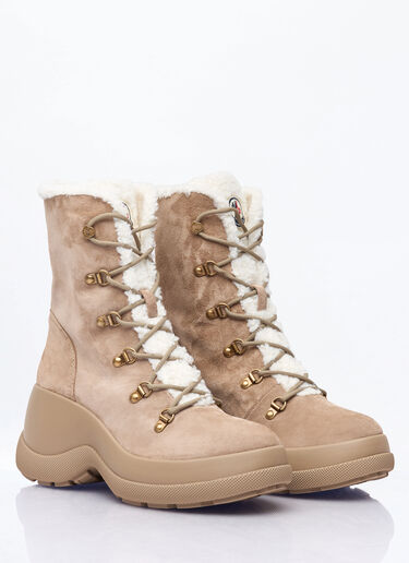 Moncler Resile Trek Ankle Boots Beige mon0258033