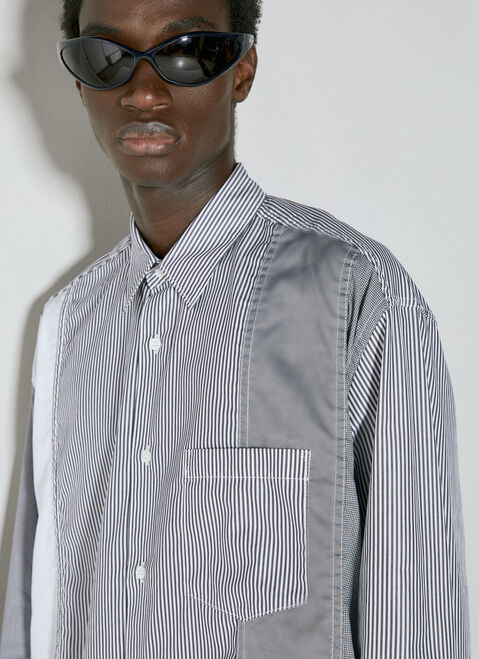 Comme des Garçons Homme x New Balance Long Sleeve Panelled Shirt White cgn0154002