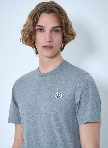 Three Pack Cotton Jersey T-Shirts Moncler Three Pack Cotton Jersey T-Shirts Grey mon0164045