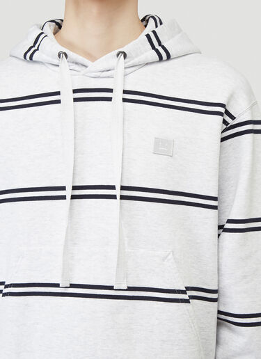 Acne Studios Ferris Face Hooded Sweatshirt Grey acn0139021