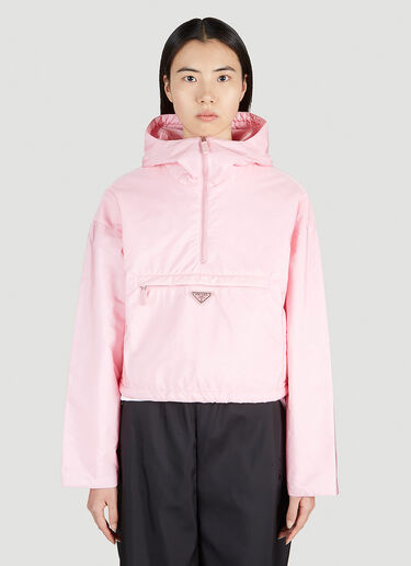 Prada Re-Nylon フード付きジャケット ピンク pra0252007