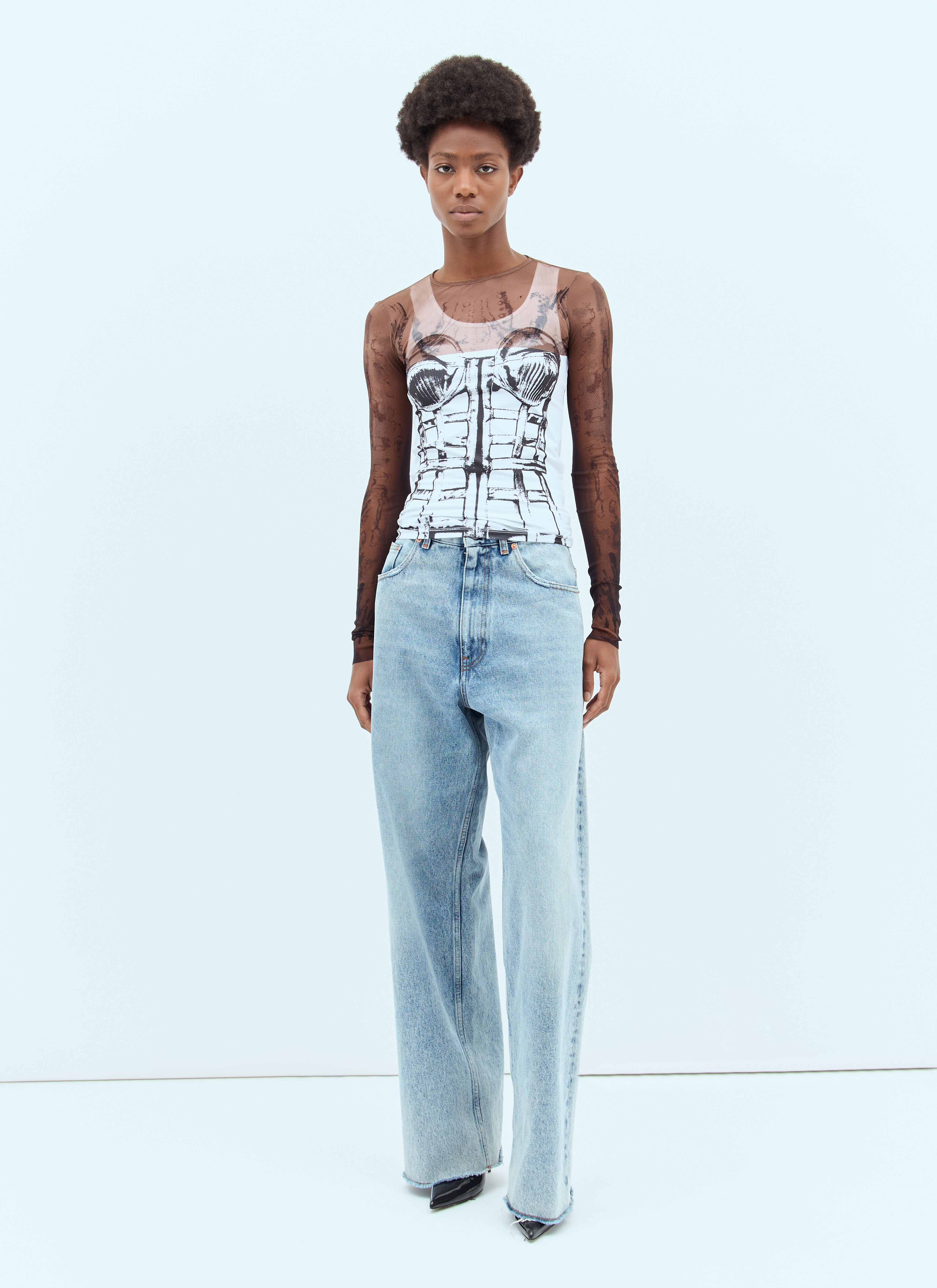 Jean Paul Gaultier x Shayne Oliver Women's' GS Sport Crop Top in