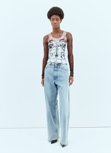 Jean Paul Gaultier x Shayne Oliver GS 运动短上衣 棕色 jps0257002