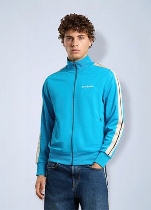 Palm Angels Classic Logo Track Jacket Blue pma0166279