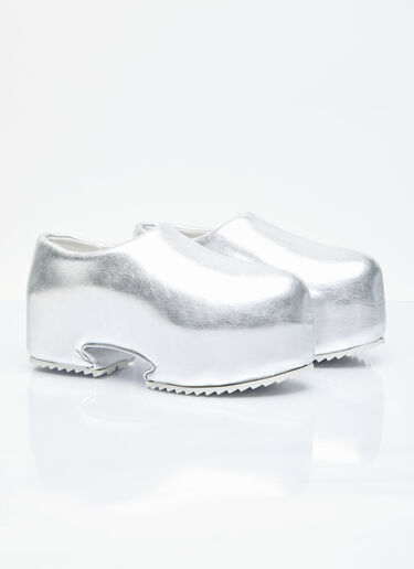 Yume Yume Metallic Platform Clog Silver yum0255001