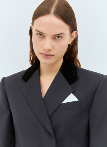 Sportmax Stretch Wool Tailored Blazer Navy spx0258012