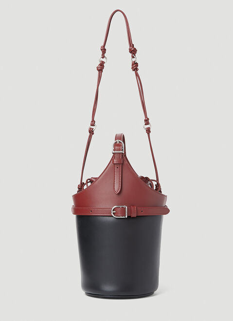 Durazzi Milano Bucket Shoulder Bag Red drz0254001