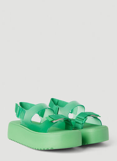 Melissa Brave Papete Sandals Green mls0252001