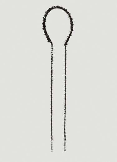 Simone Rocha Drip Headband Black sra0242014