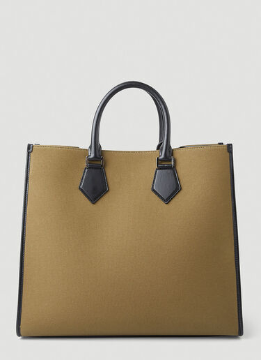 Dolce & Gabbana 刺绣徽标托特包 绿色 dol0147048