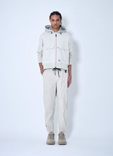 Moncler Grenoble 徽标贴饰工装裤  米色 mog0159003