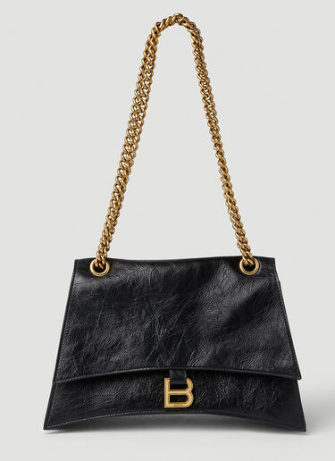 Crush Chain Shoulder Bag Balenciaga Crush Chain Shoulder Bag Black bal0251122
