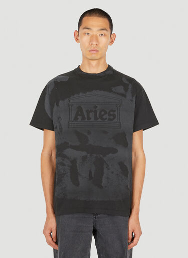 Aries Lasered Mega Temple T-Shirt Black ari0350002
