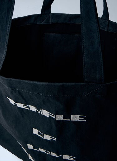 Rick Owens DRKSHDW Canvas Tote Bag Black drk0164040