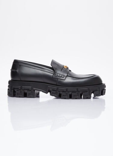 Versace Greca Portico Loafers Black ver0153025