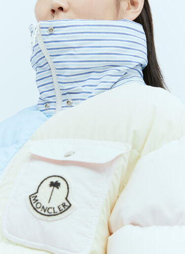 Moncler x Palm Angels Douady Short Down Jacket Light Blue mpa0255002