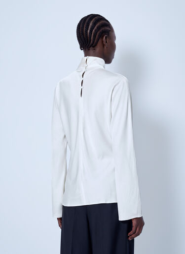 LN-CC® - RÓHE: Minimal Waisted Top - White RÓHE Minimal Waisted Top White roe0266011